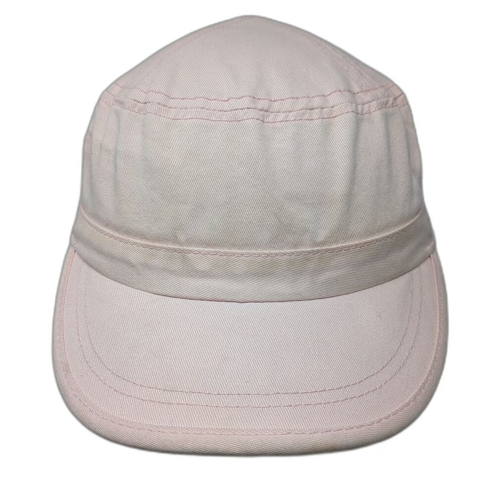 Alternative Apparel Pink Army Cap One Size Strapback Cotton Hedgehog Logo Hat
